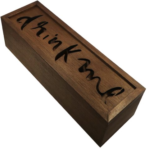 Caja para Vino o Licores "Drink me" - Image 3